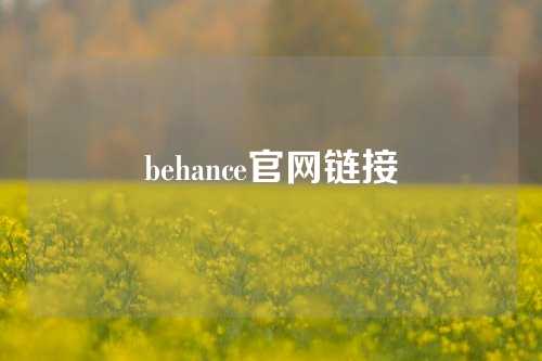 behance官网链接