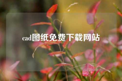 cad图纸免费下载网站