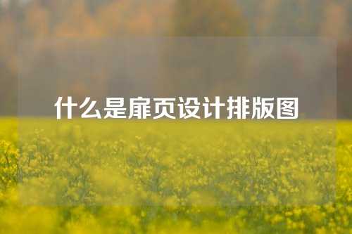 什么是扉页设计排版图