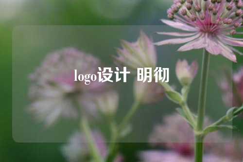 logo设计 明彻