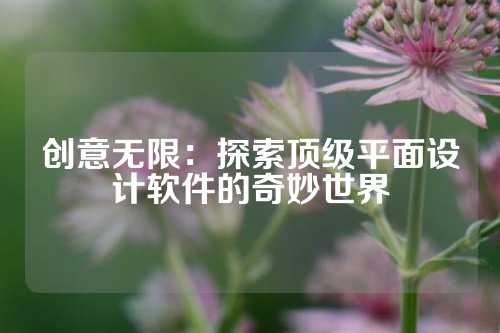 创意无限：探索顶级平面设计软件的奇妙世界