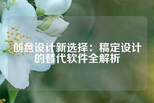 创意设计新选择：稿定设计的替代软件全解析